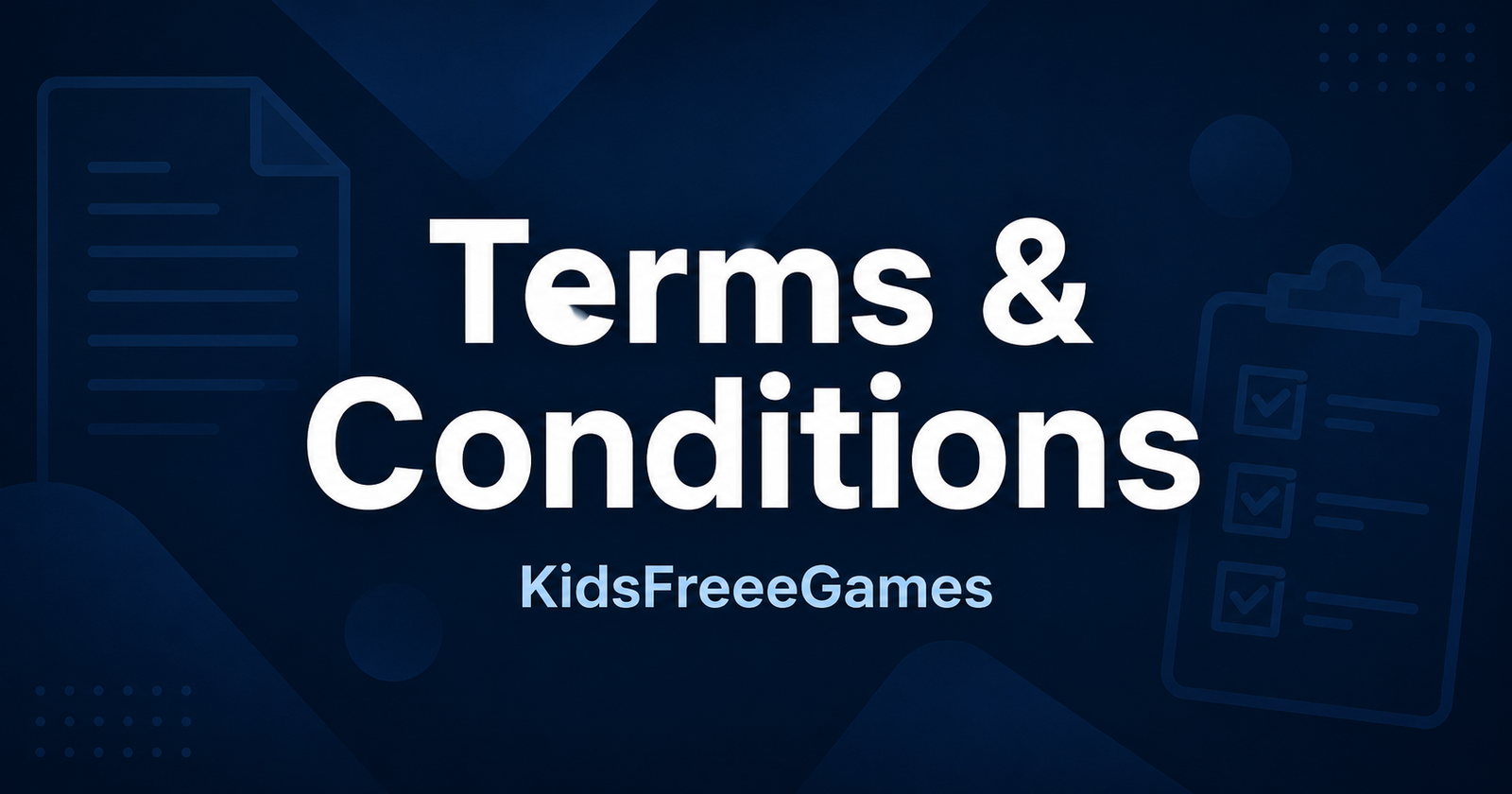 Terms and Conditions