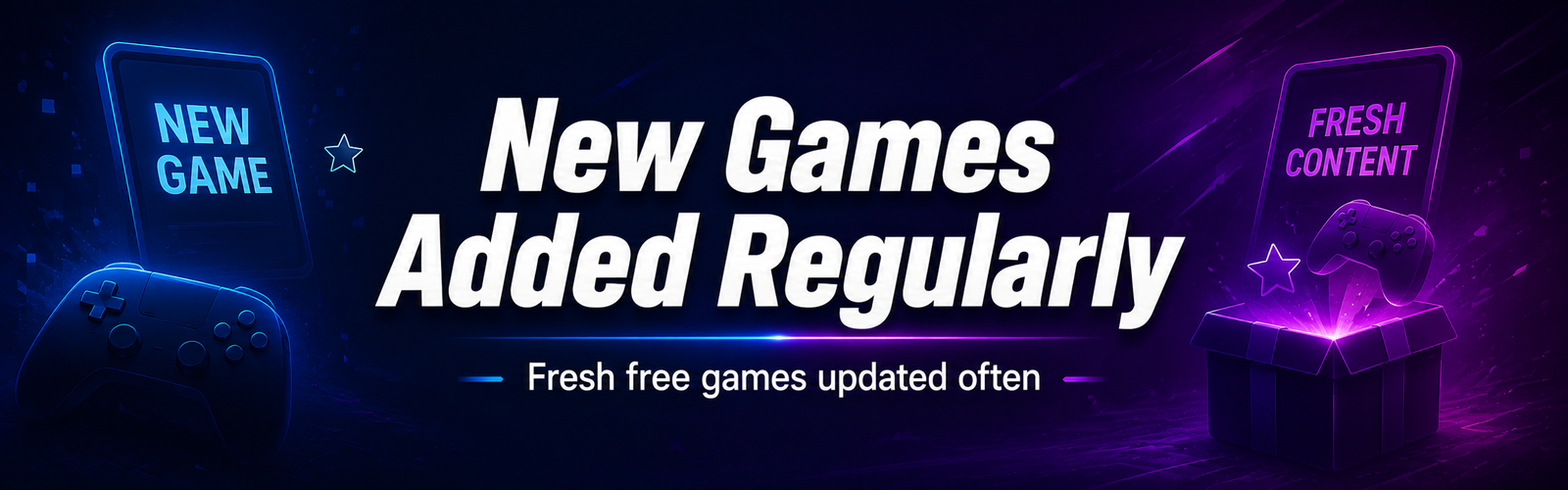 New Games Added Regularly